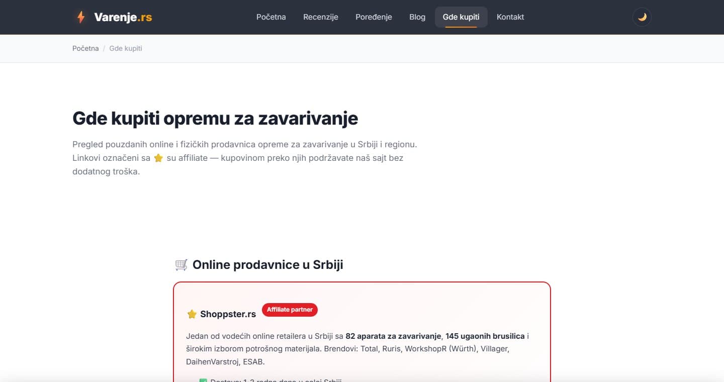 Varenje.rs — Gde kupiti